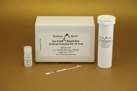 Iso-Gold Rapid Rat Antibody Isotyping Kit